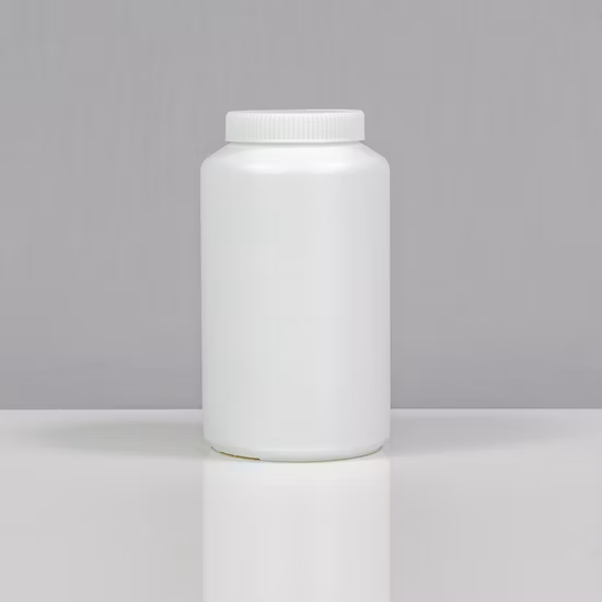 1% de réduction sur les bouteilles de capsules de récipient en plastique HDPE de qualité alimentaire bouteille de médecine de soins de santé de tablette avec bouchon en plastique