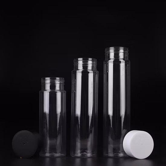 300 ml 500 ml bouteille de jus lait thé enzyme boisson Pet plastique vide emballage bouteille avec couvercle