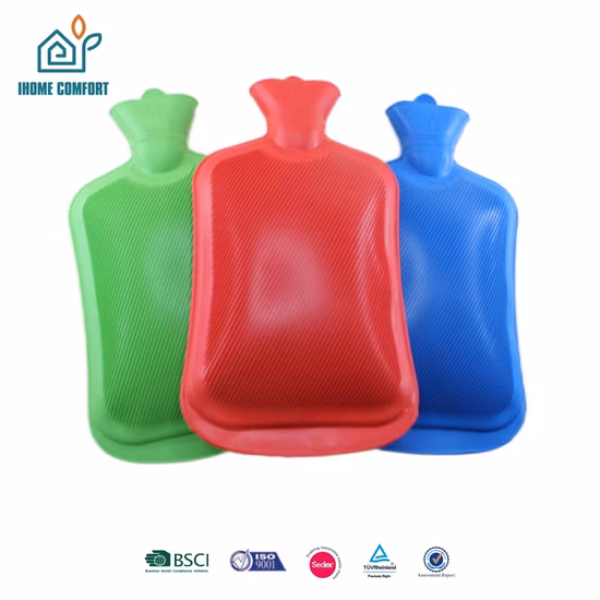 Bouillotte classique en caoutchouc épaissi Portable rempli d'eau anti-déflagrant produit à usage quotidien