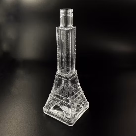 Nouvelle bouteille de vin en verre de champagne innovante 330 ml 500 ml bouteille de vin de riz auto-brassée