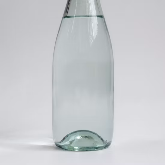 750 ml en gros personnalisé de haute qualité vide silex clair liège bourgogne Champagne vin rond bouteille en verre vis longue