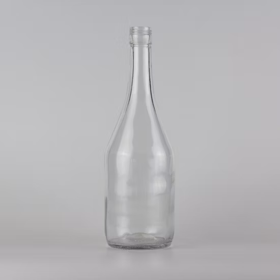 Fabricants de bouteilles de champagne vides rondes ambrées de 750 ml Bouteilles de vin en verre en gros